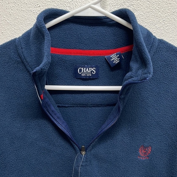 Chaps Fleece Pullover Size M - Picture 2 of 7